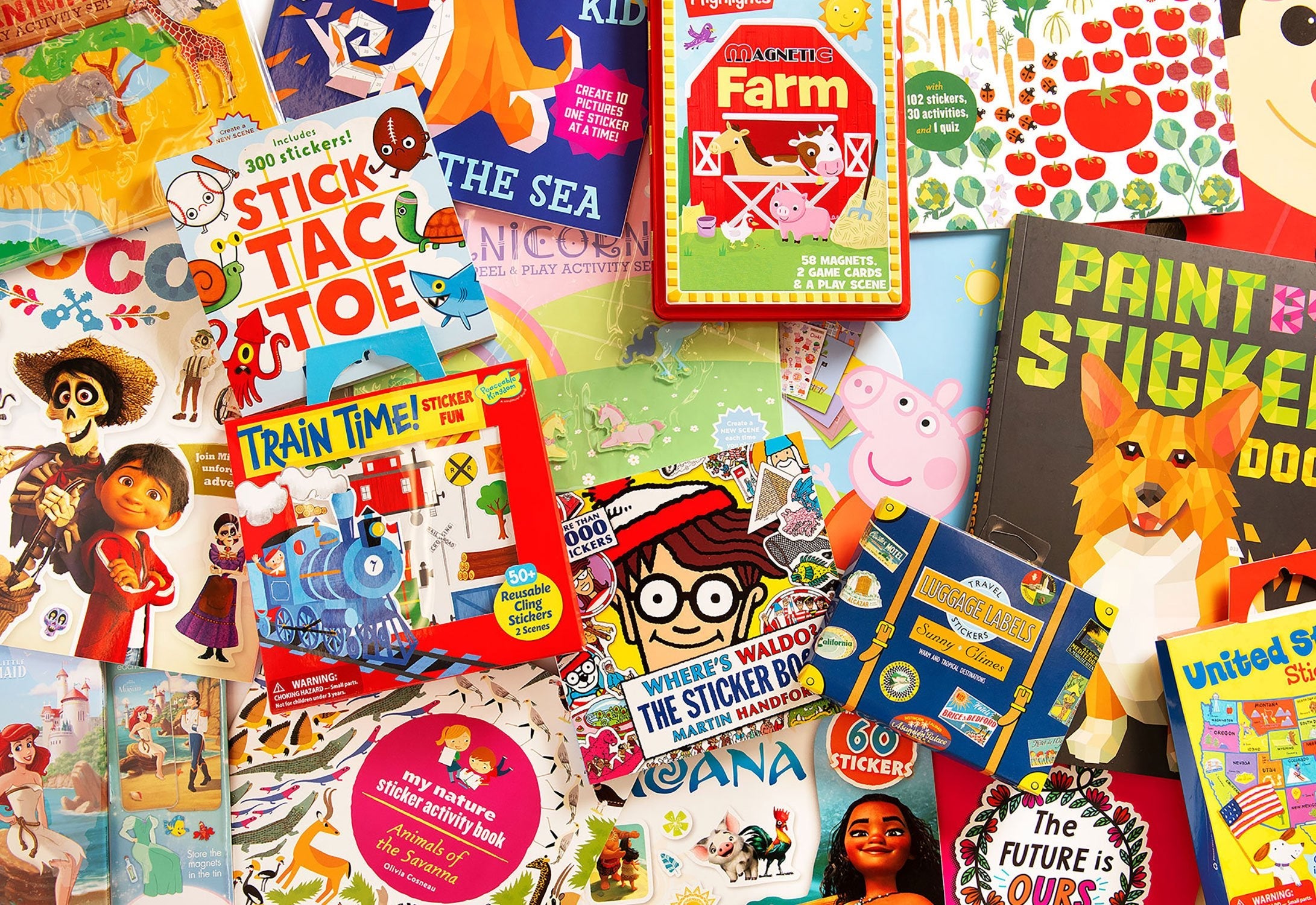 Assorted Sticker Books And Activities Stickers
