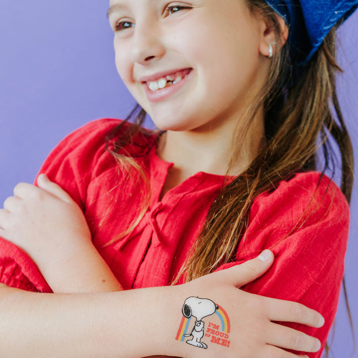 Proud Snoopy Tattly Temporary Tattoos