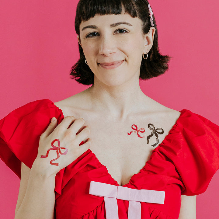 Ribbons & Bows Tattly Temporary Tattoos