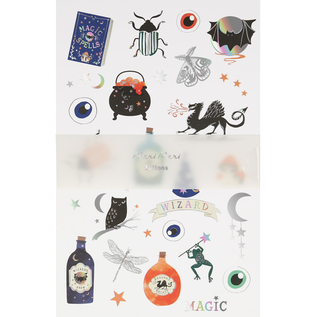 Making Magic Witchcraft Temporary Tattoo Sheets