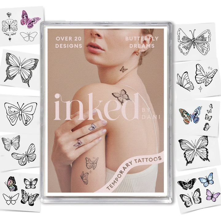 Butterfly Dreams Temporary Tattoo Pack