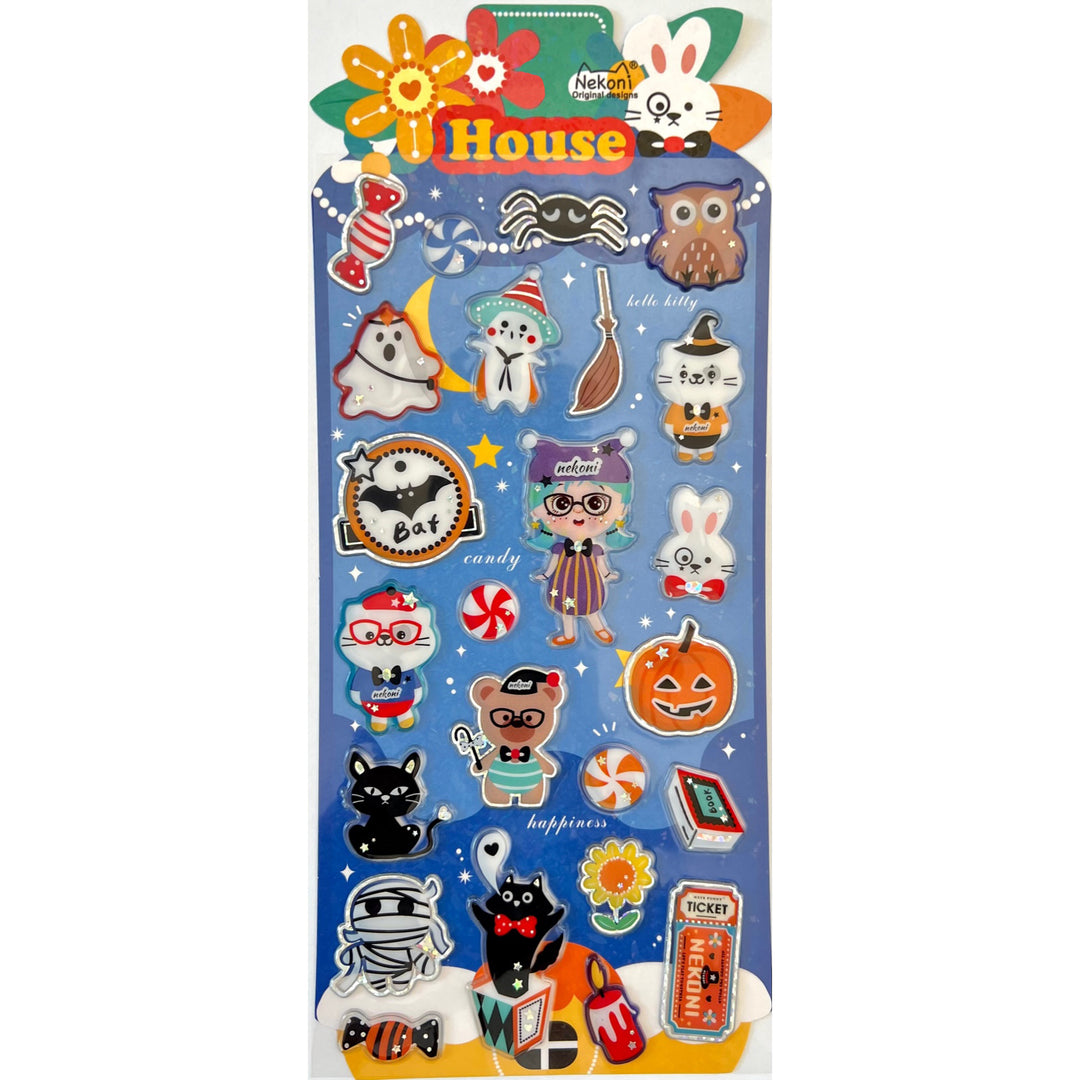 Spooky House Stickers