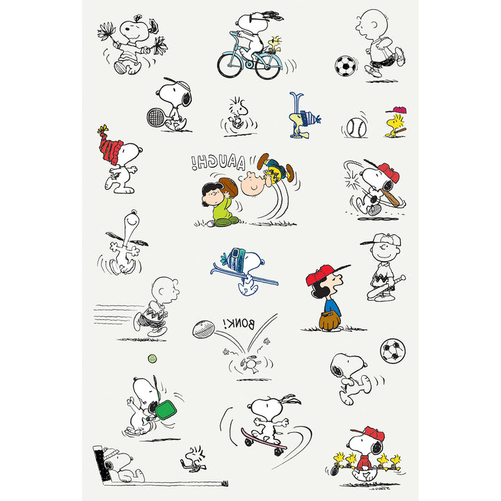 Peanuts Sports Tattly Temporary Tattoo Sheets