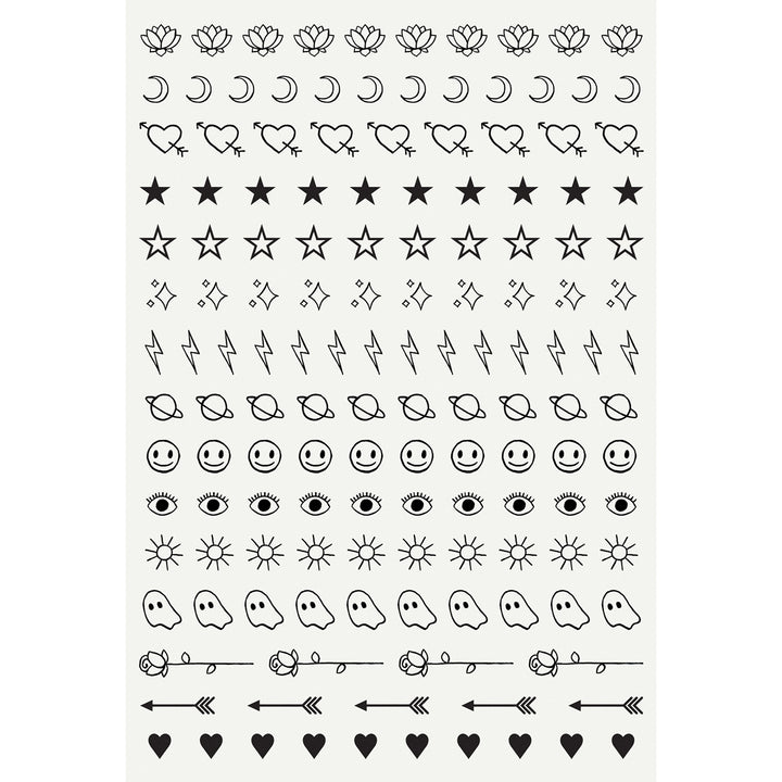 Mini Flash Tattly Temporary Tattoo Sheets