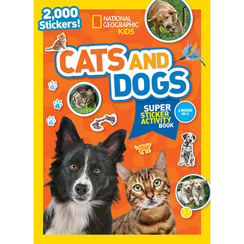 National Geographic Cats And Dogs Sticker Activity Book