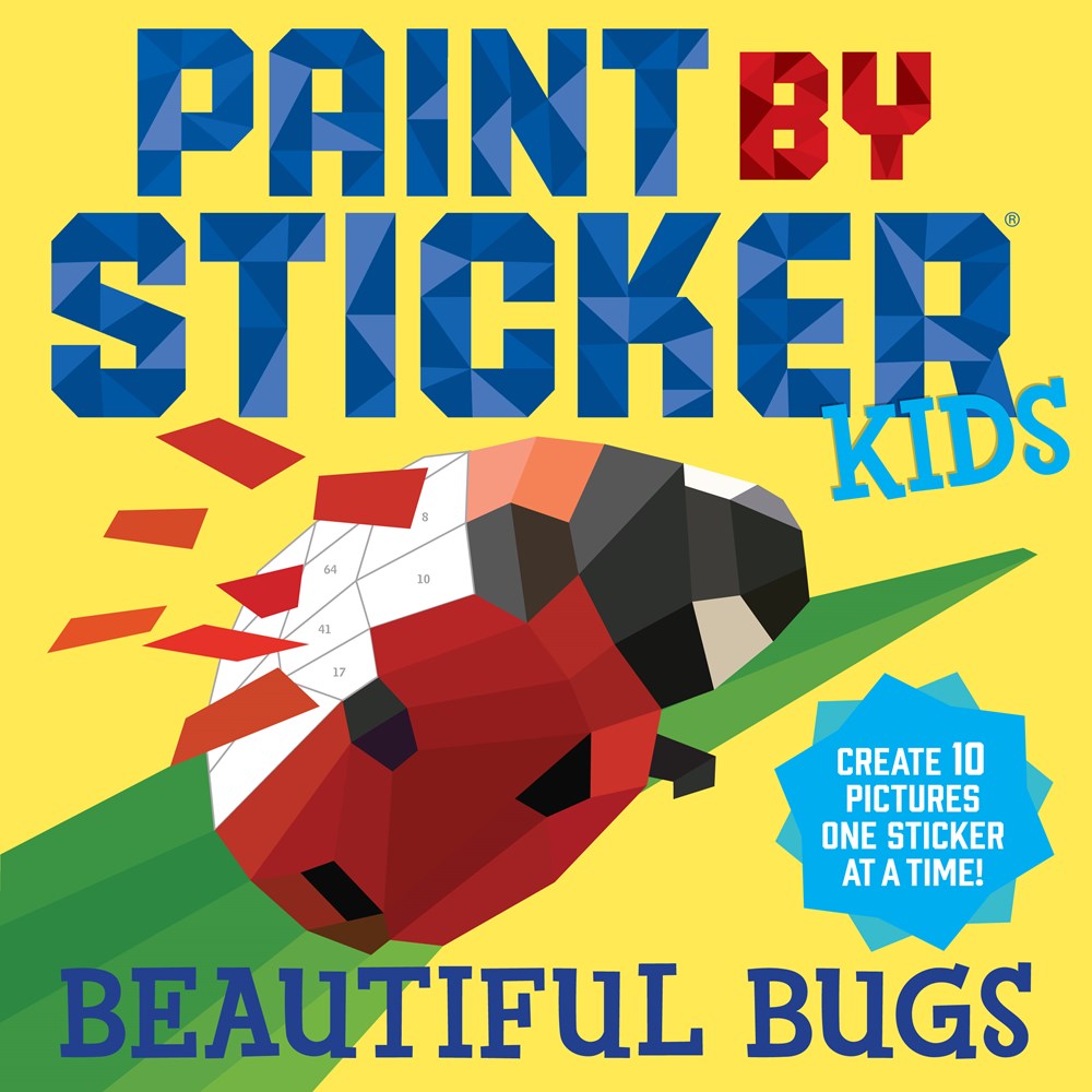 Beautiful Bugs Paint by Sticker Book
