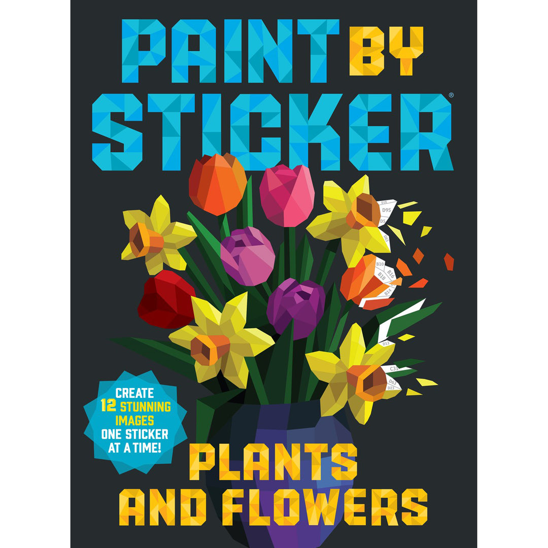 Plants And Flowers Paint By Sticker Book