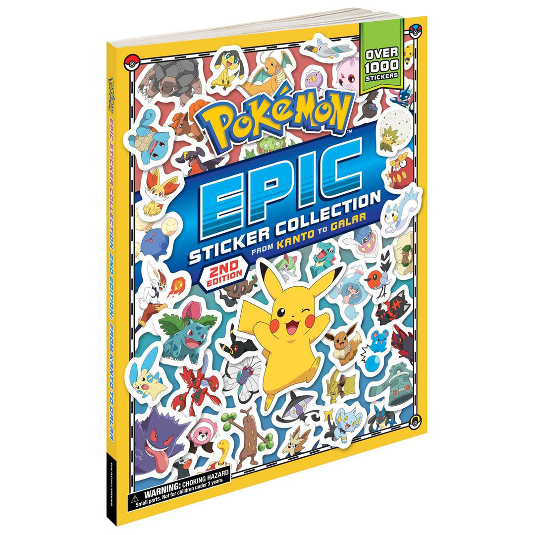 Pokemon Epic Sticker Collection Book: From Kanto to Galar
