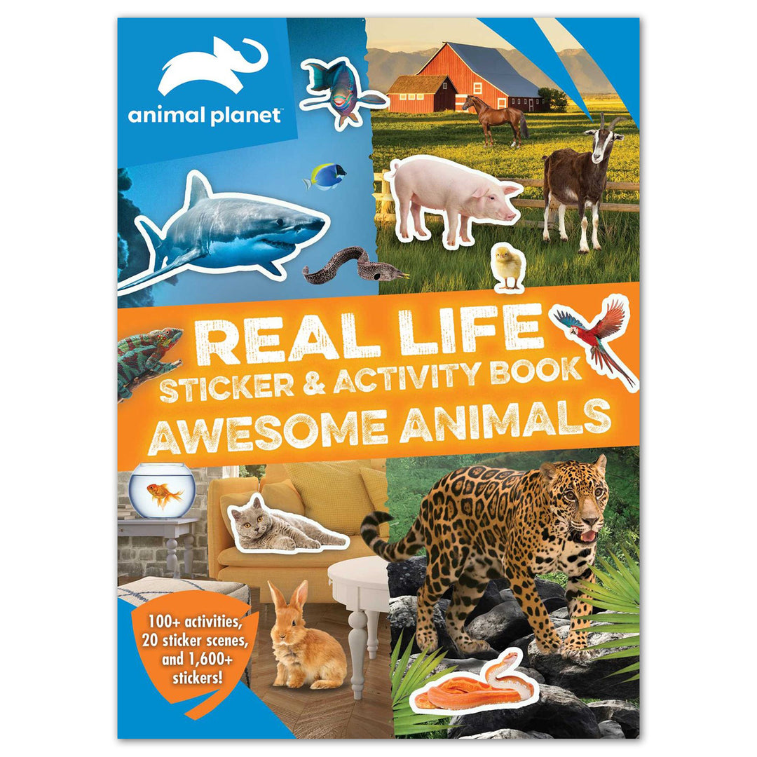 Animal Planet Sticker And Activity Book: Awesome Animals