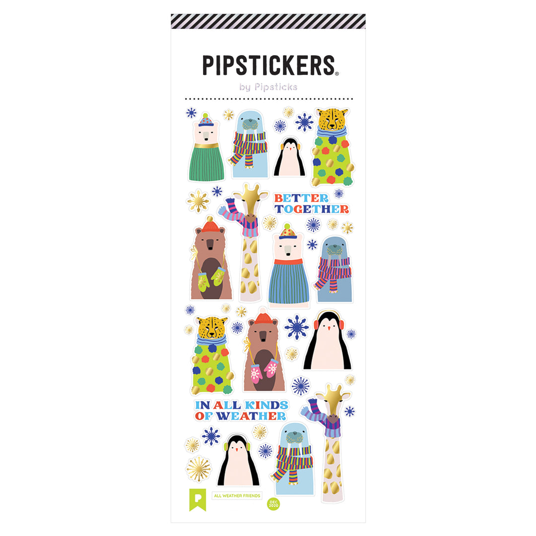 Winter Animal Friends Stickers