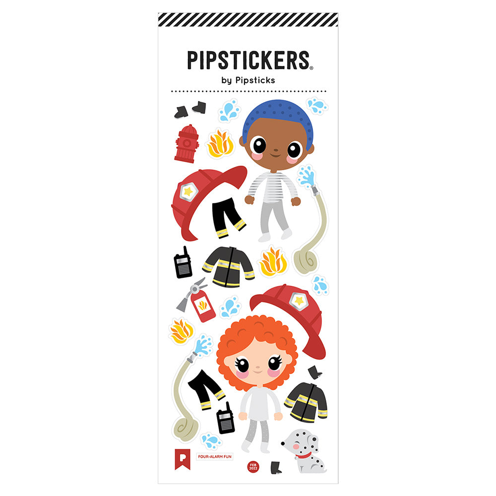 Four Alarm Fun Fire Fighter Stickers