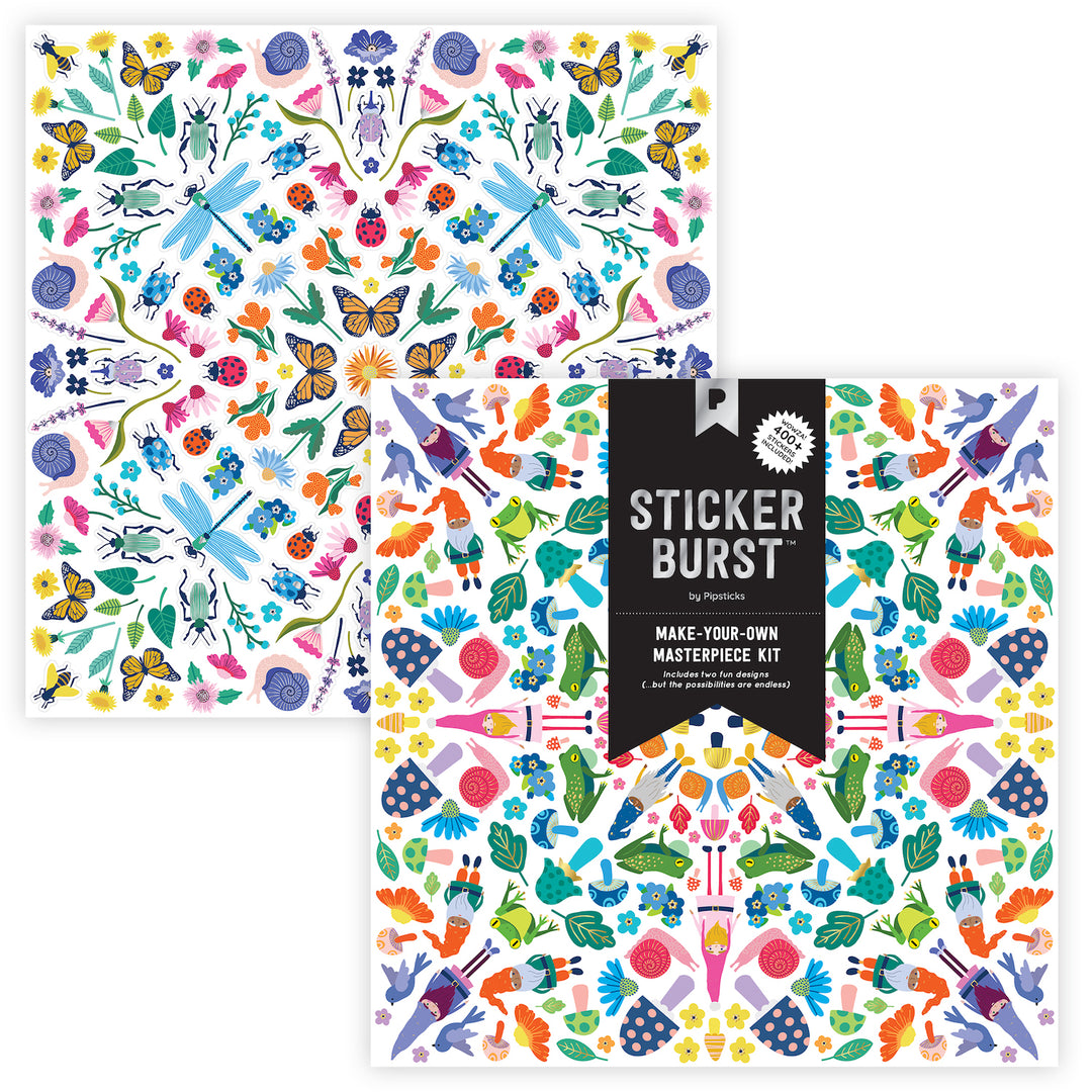 I Beg Your Garden Flower And Insect Sticker Burst Set