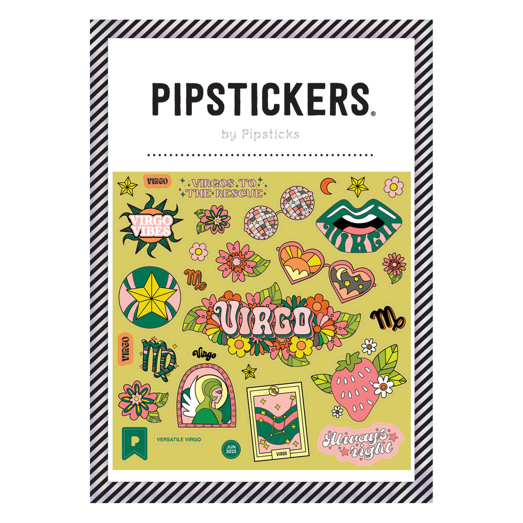 Versatile Virgo Glow In The Dark Stickers