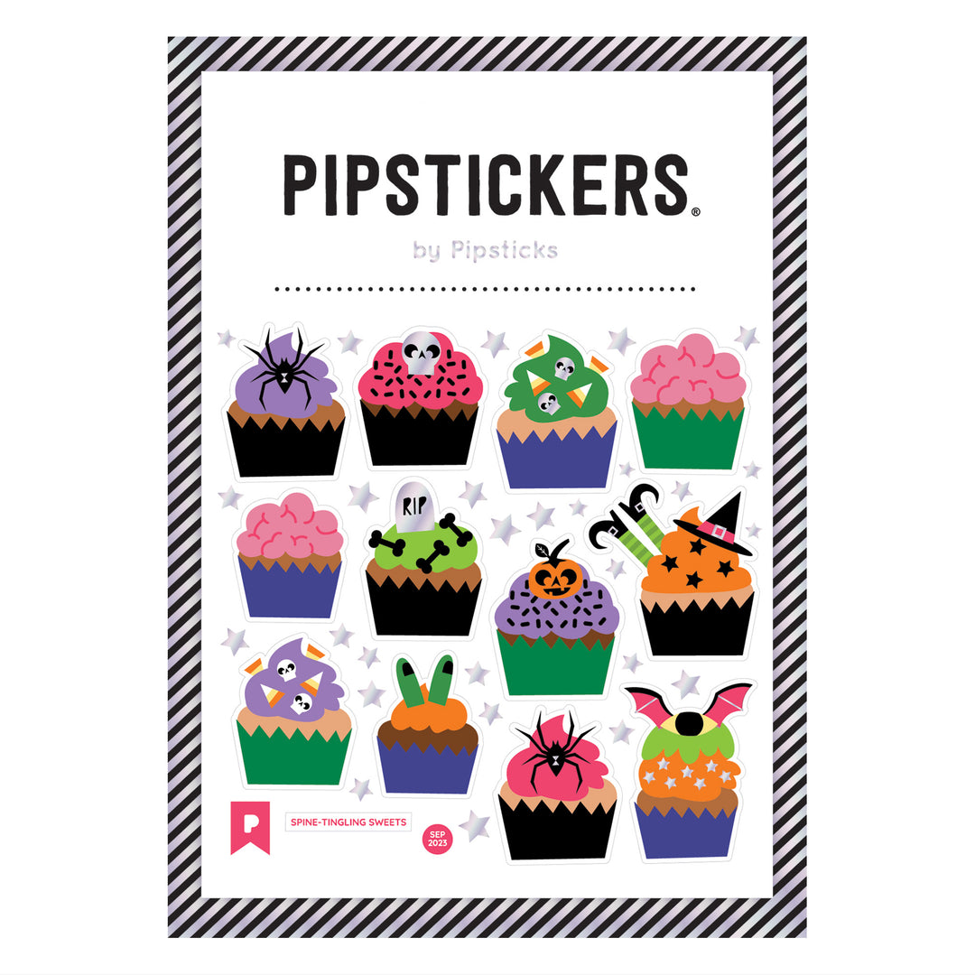 Spine Tingling Sweets Halloween Cupcake Stickers
