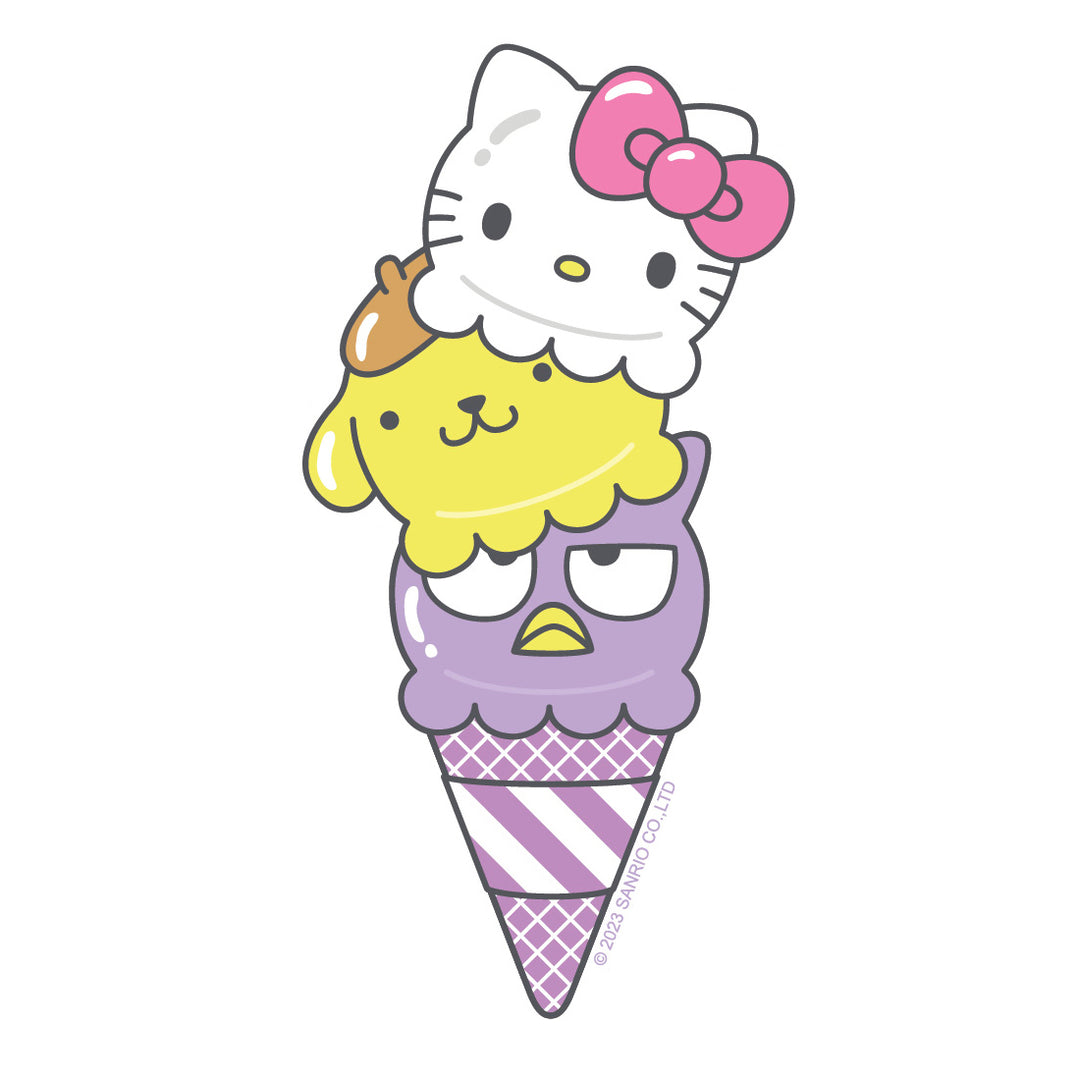 Hello Kitty And Friends Triple Dip Vinyl Sticker Decal