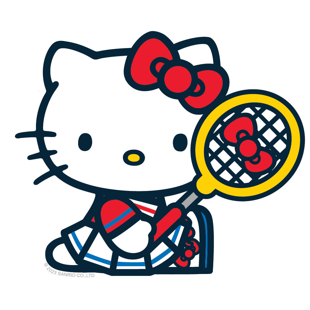 Hello Kitty Tennis Pro Vinyl Sticker Decal
