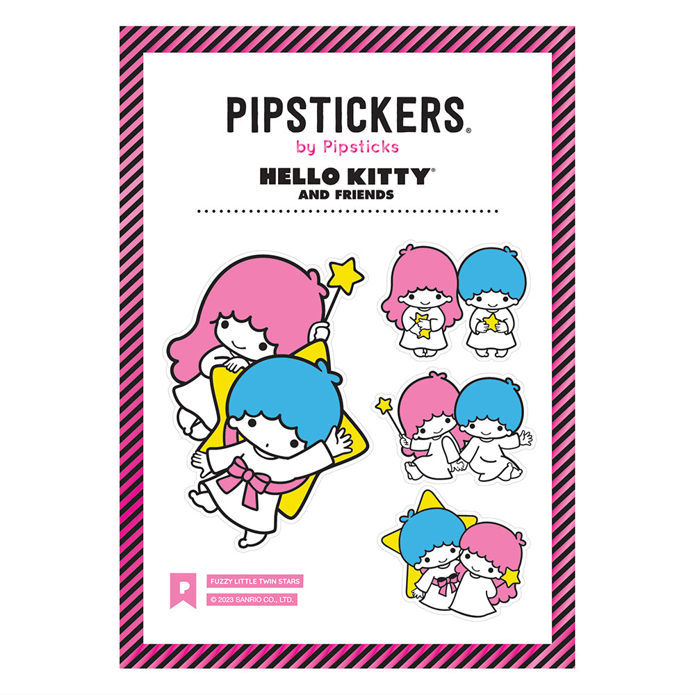 Little Twin Stars Fuzzy Stickers