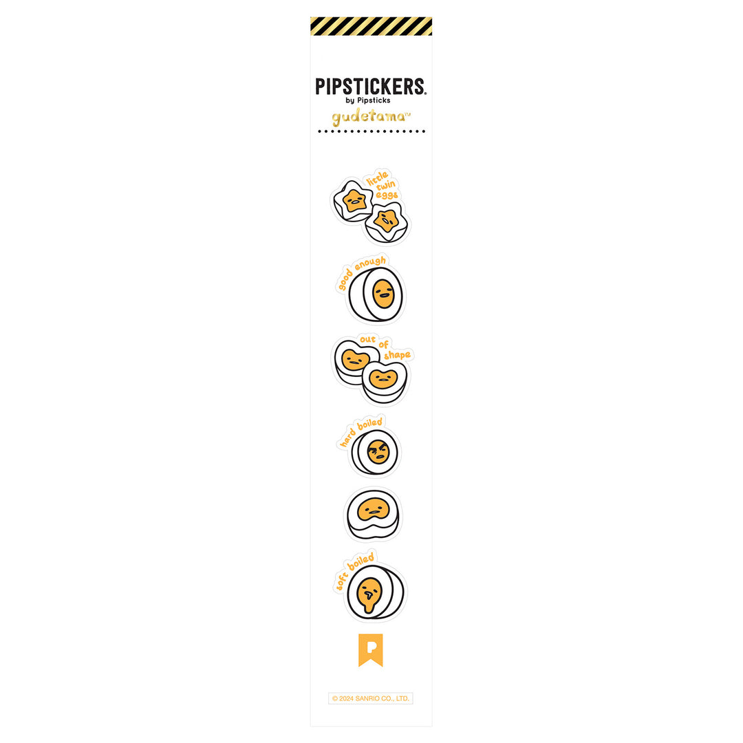 Gudetama Egg-cellent Shape Mini Stickers