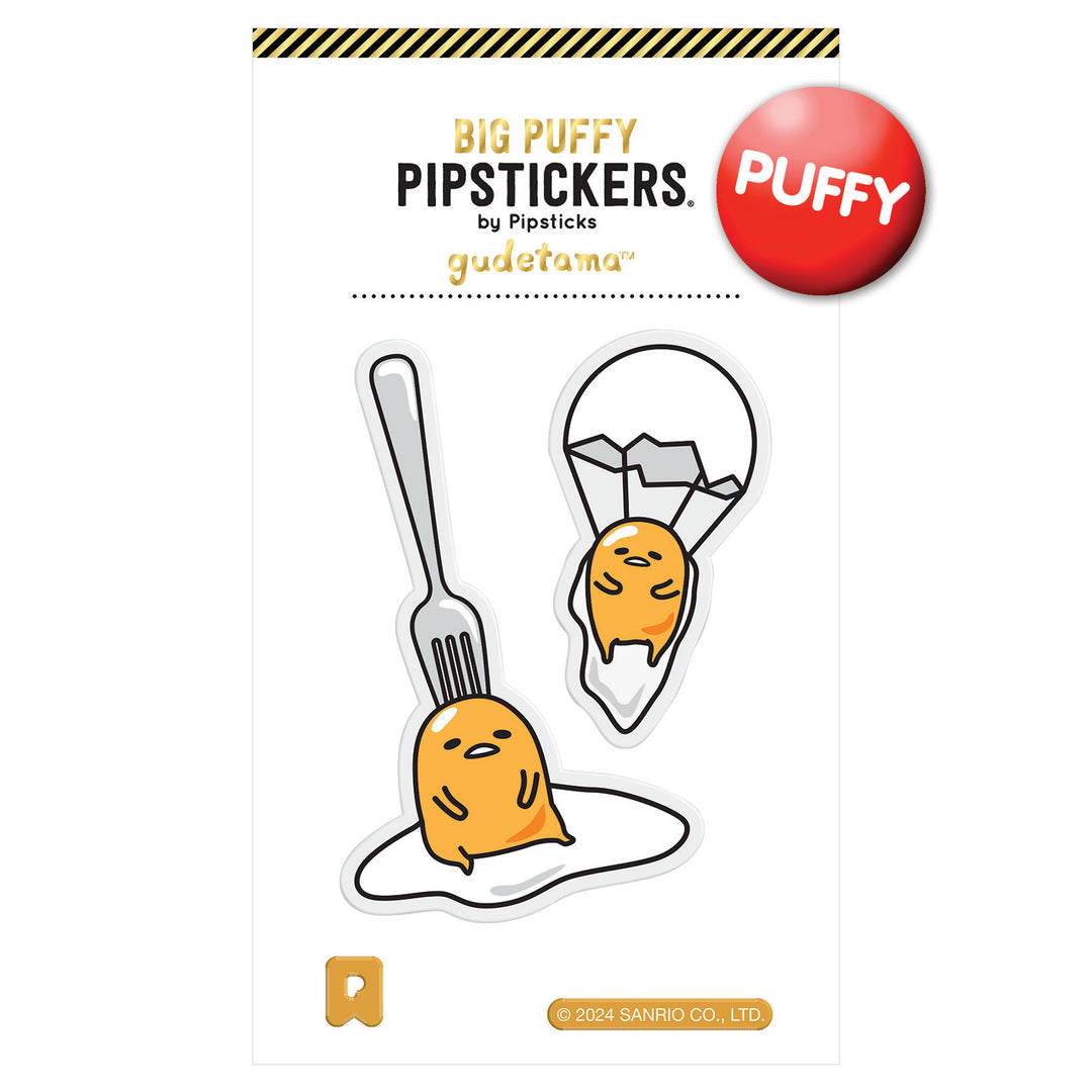 Big Puffy Gudetama Oh Well Puffy Sticker