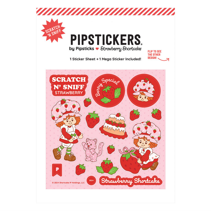 Strawberry Shortcake And Custard Scratch And Sniff Stickers