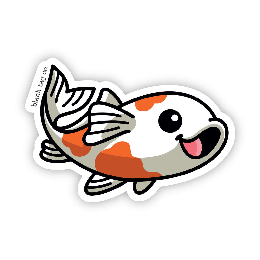 Koi Fish Vinyl Sticker Decal