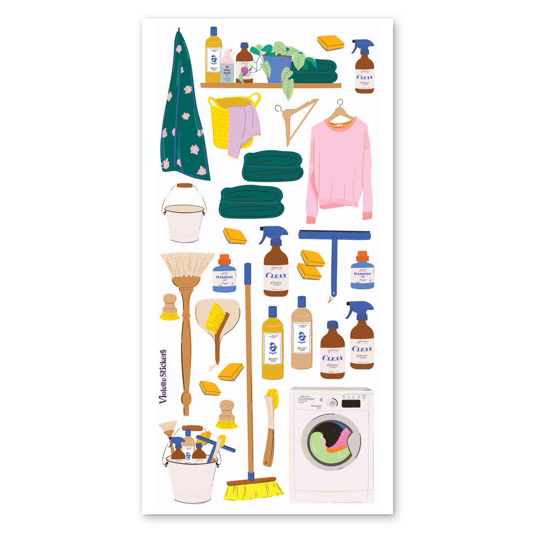 Laundry Day Stickers