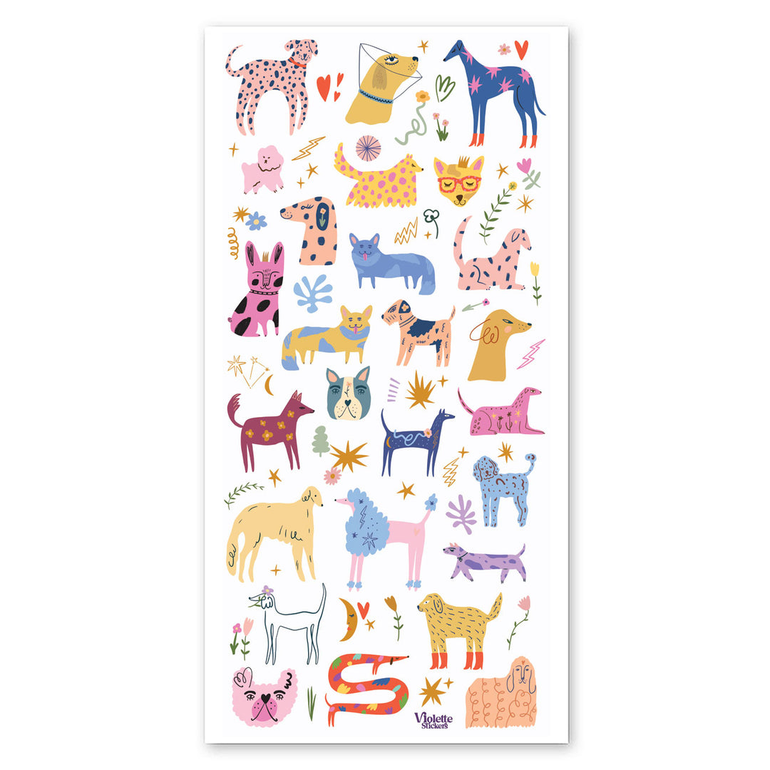 Cheery Dogs Stickers