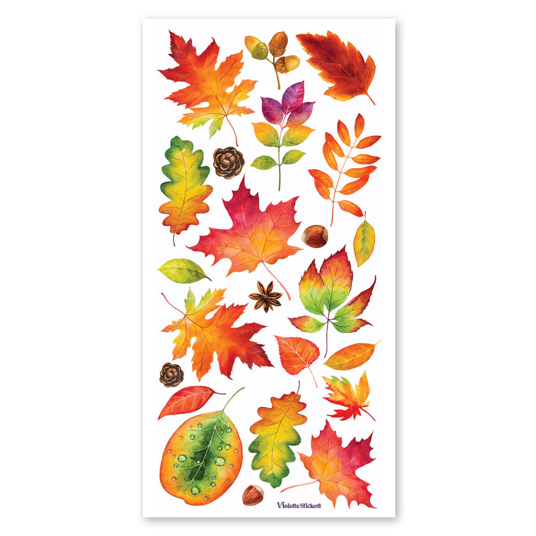 Fall Leaves Stickers