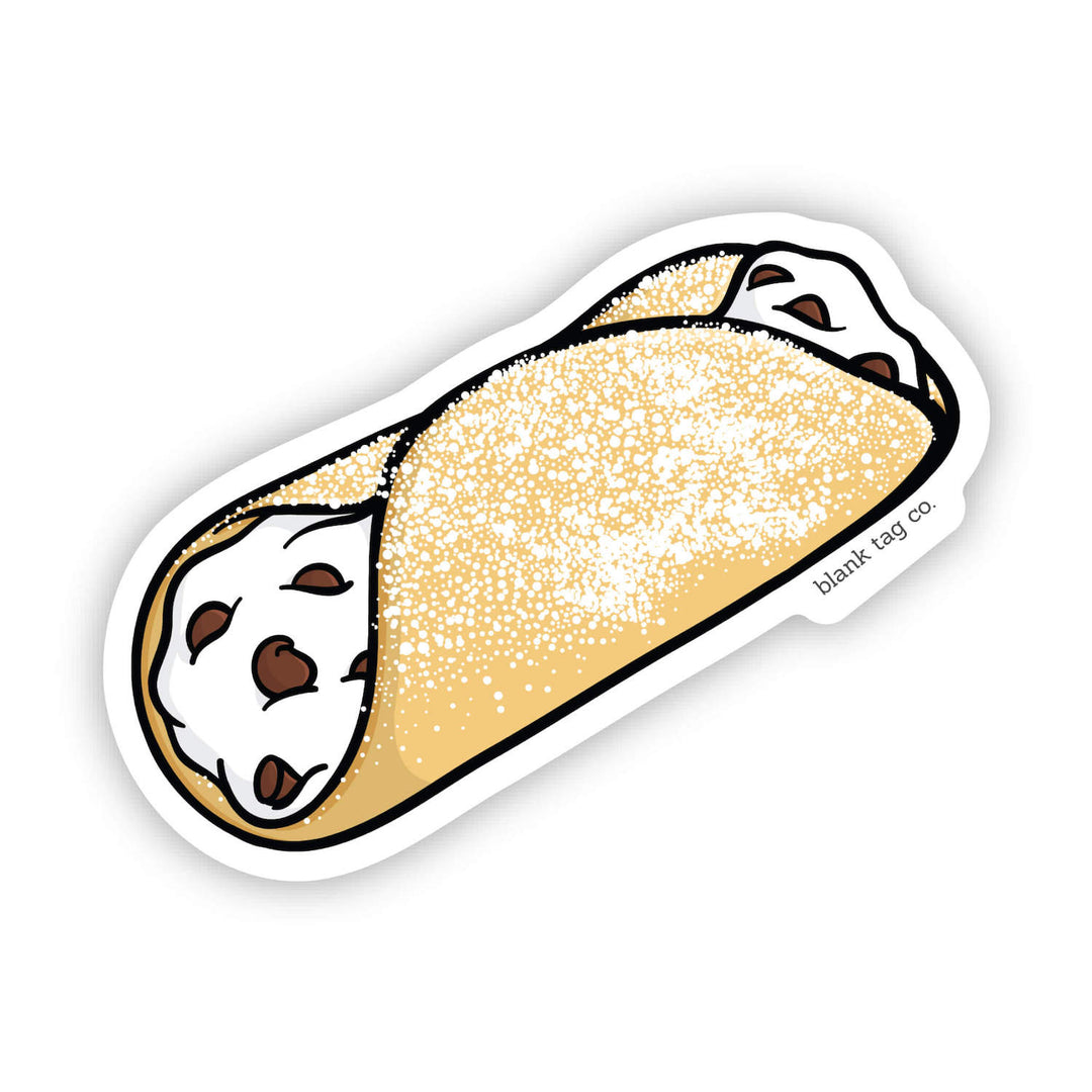 The Cannoli Vinyl Sticker Decal