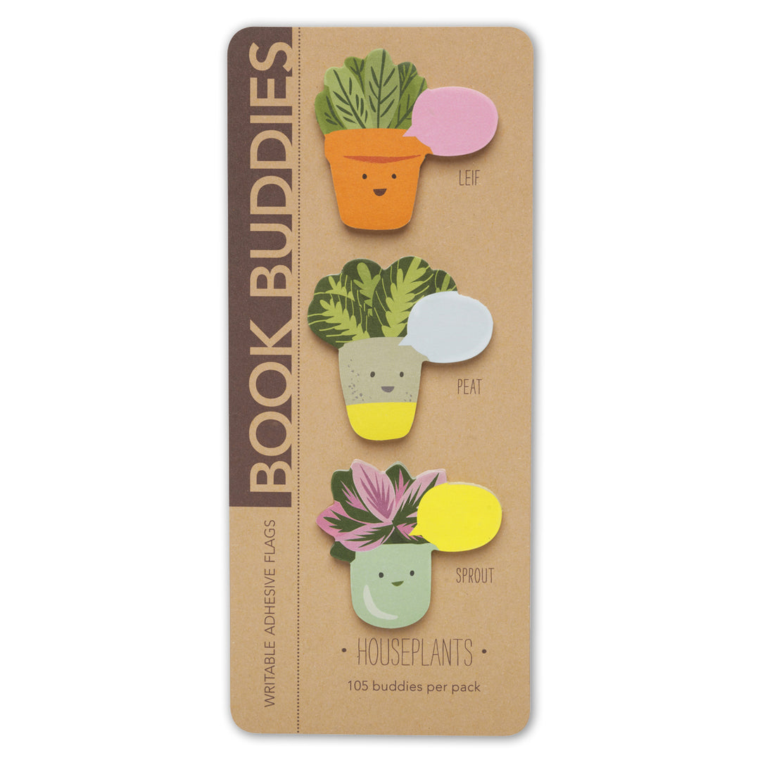House Plants Book Buddies Sticky Page Flags