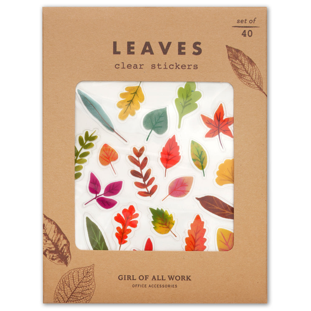 Leaves Wildlands Clear Sticker Pack
