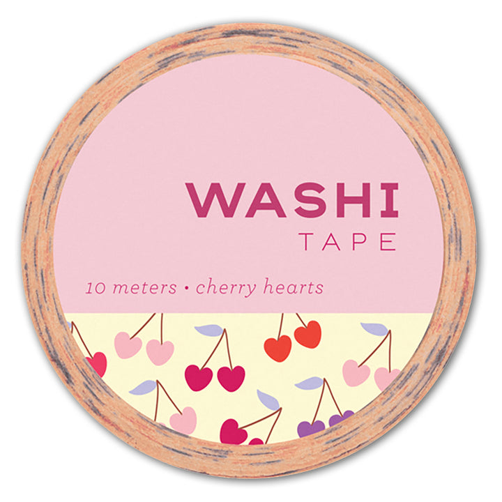 Cherry Hearts Washi Tape