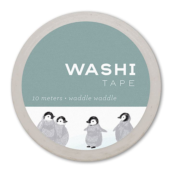 Waddle Waddle Penguin Washi Tape