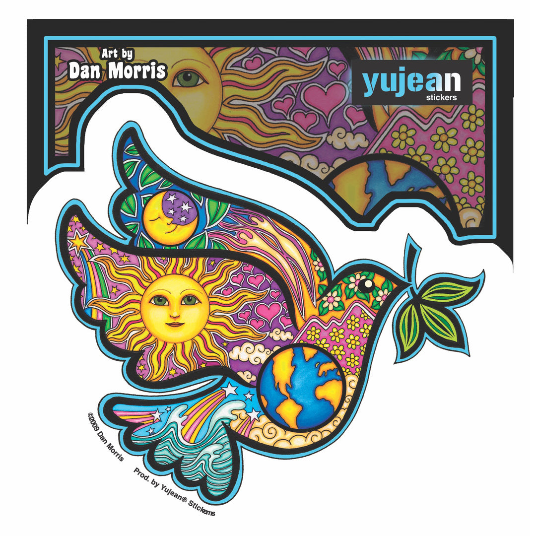 Beautiful Peace Dove Sticker Decal