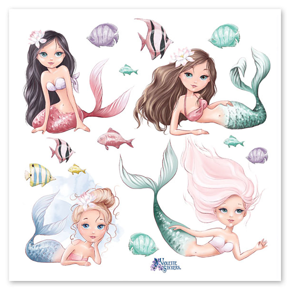 Mermaid Girls Stickers