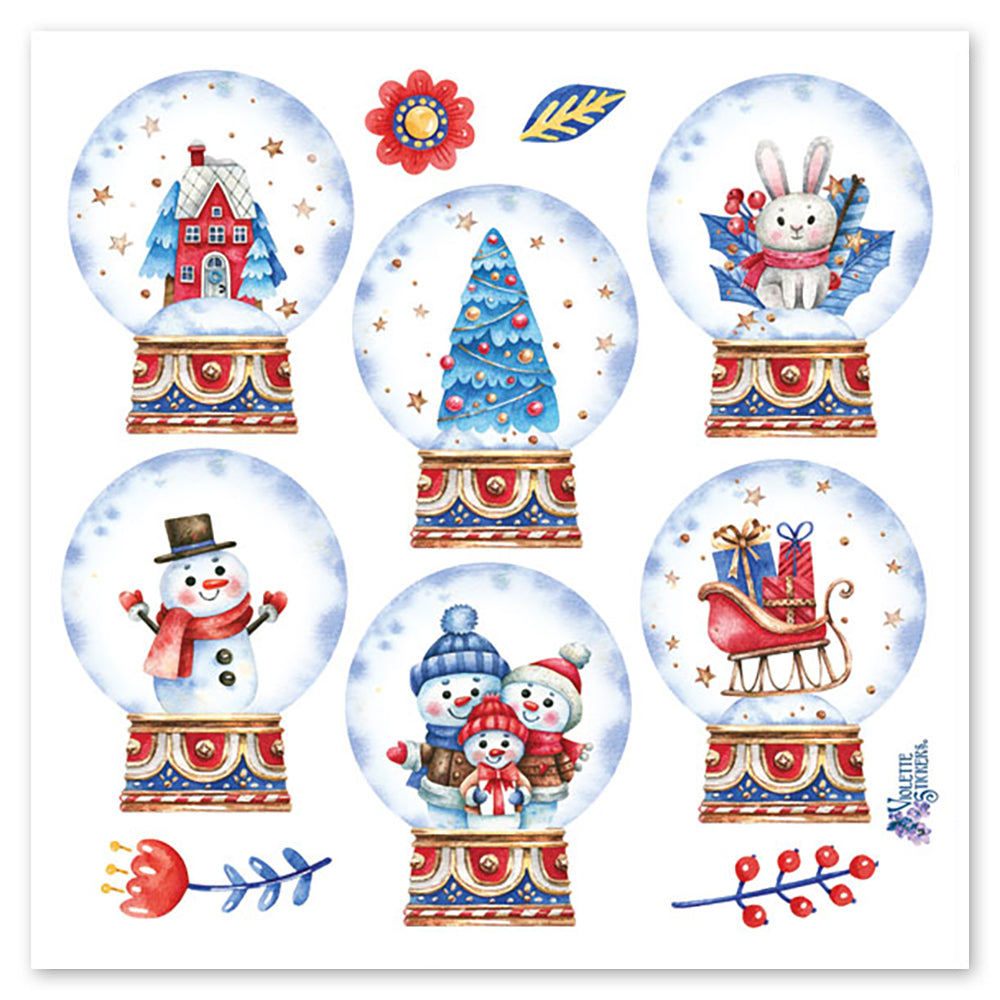 Snowglobes Stickers