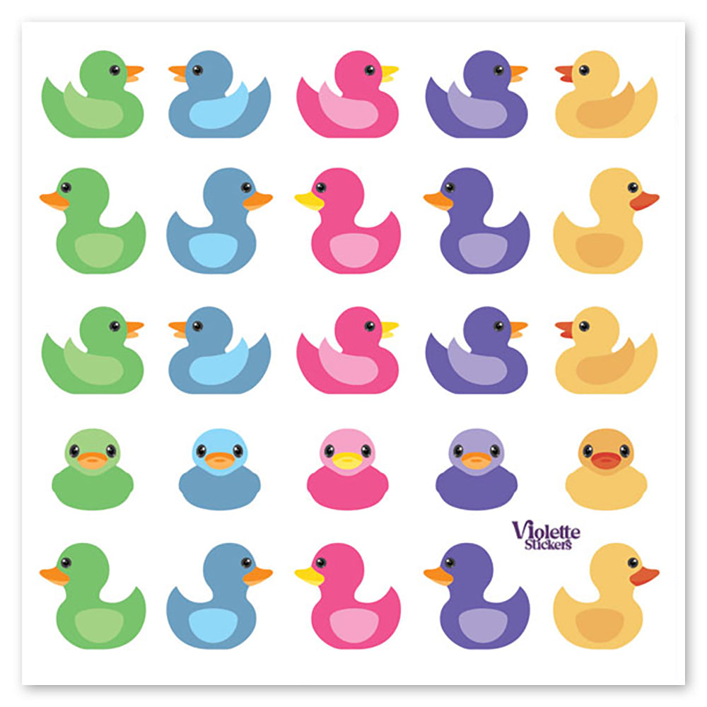 Mini Rubber Ducks Stickers