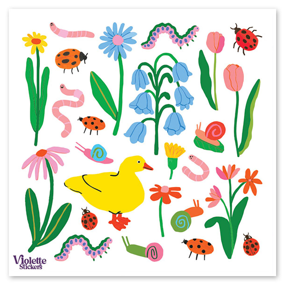 Springtime Garden Stickers