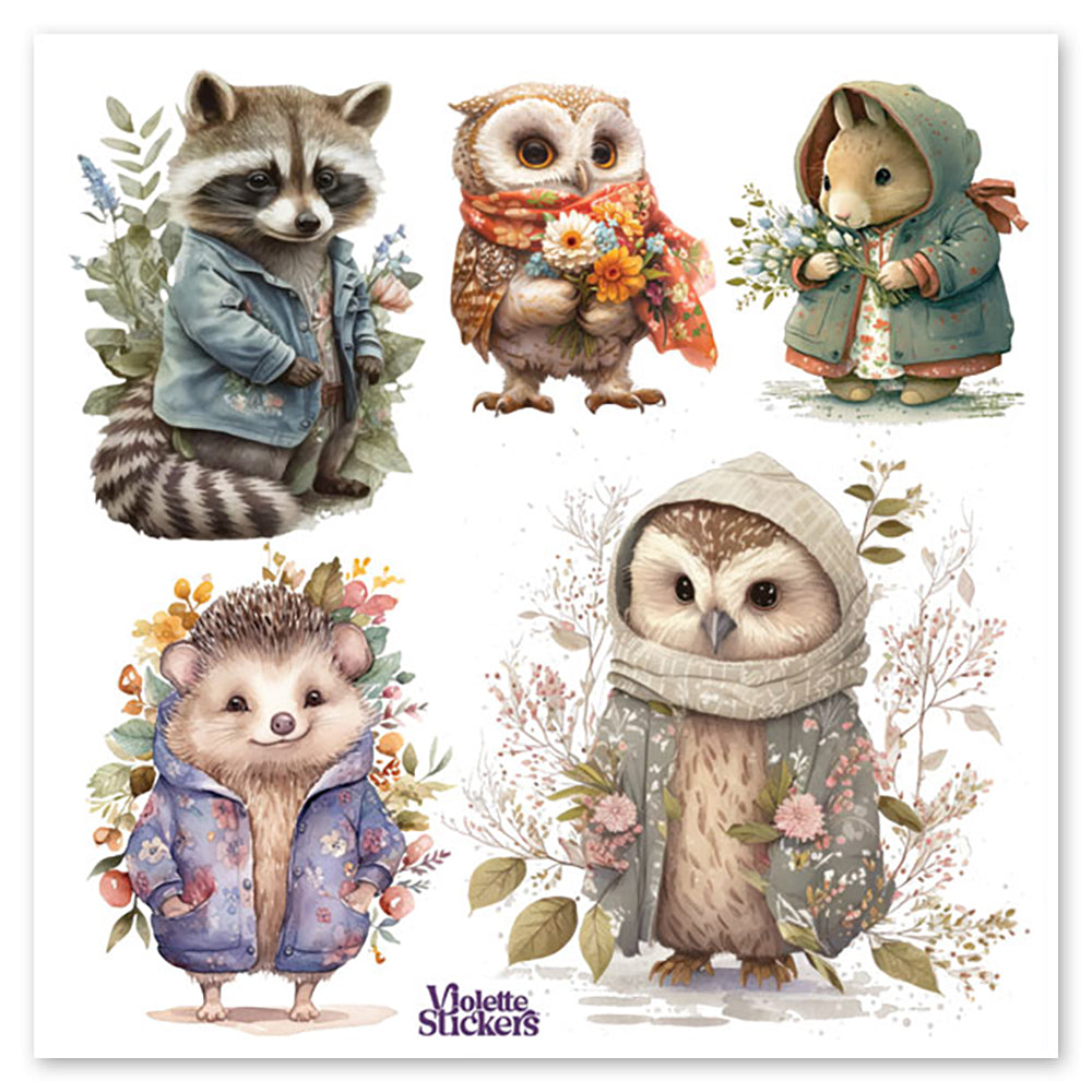 Cozy Animals Stickers