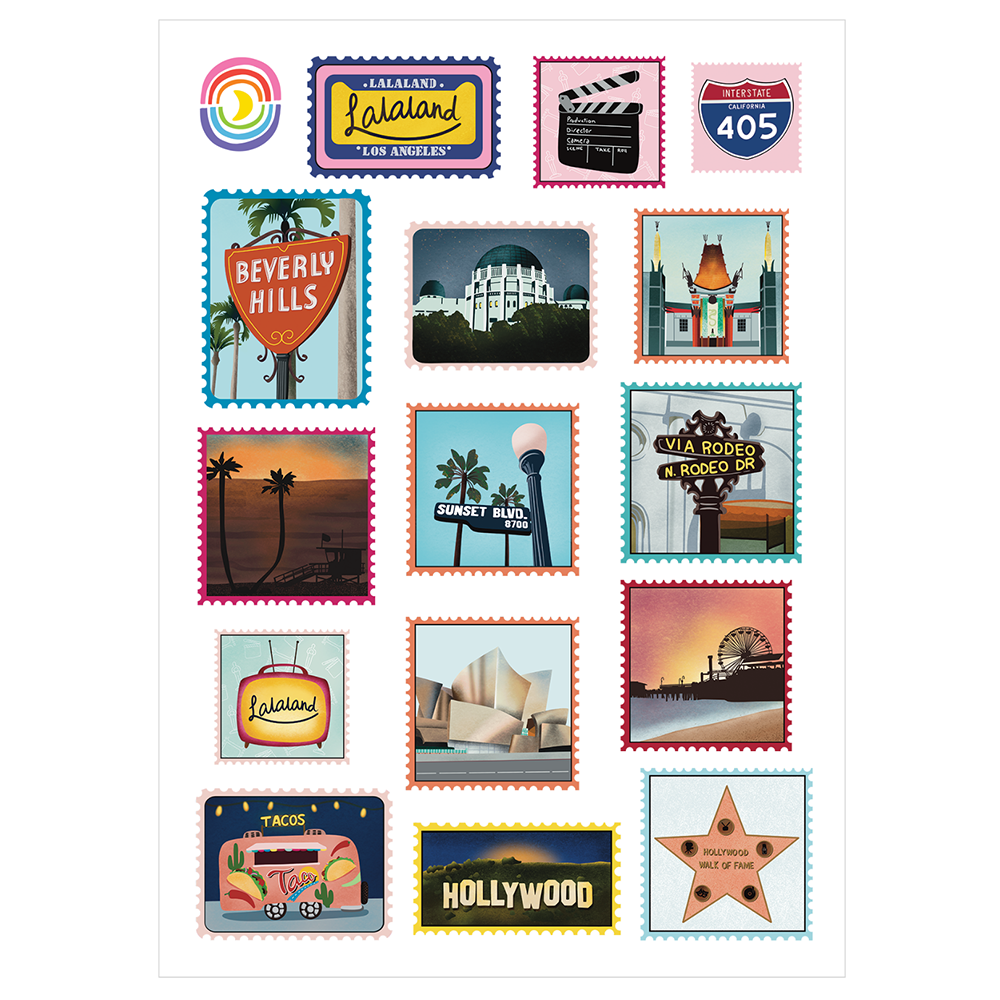 La La Land Glossy Sticker Sheet