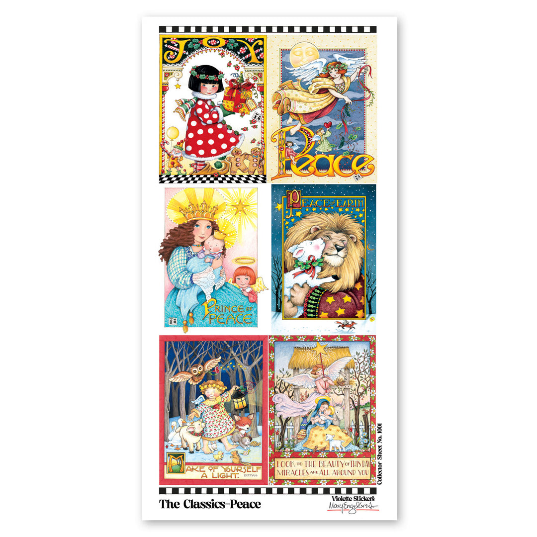 Mary Engelbreit's Classic Peace Stickers