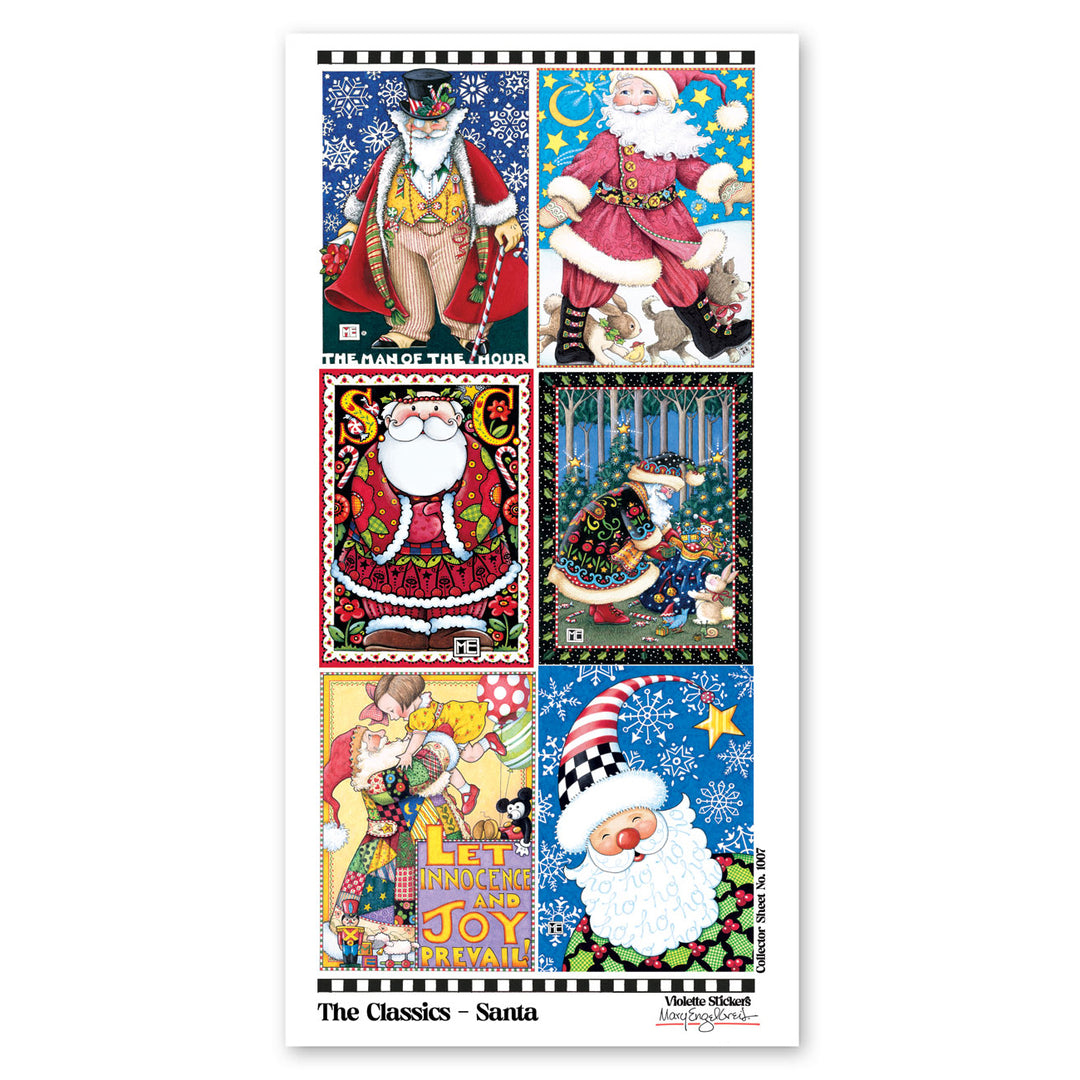 Mary Engelbreit's Classic Santa Stickers