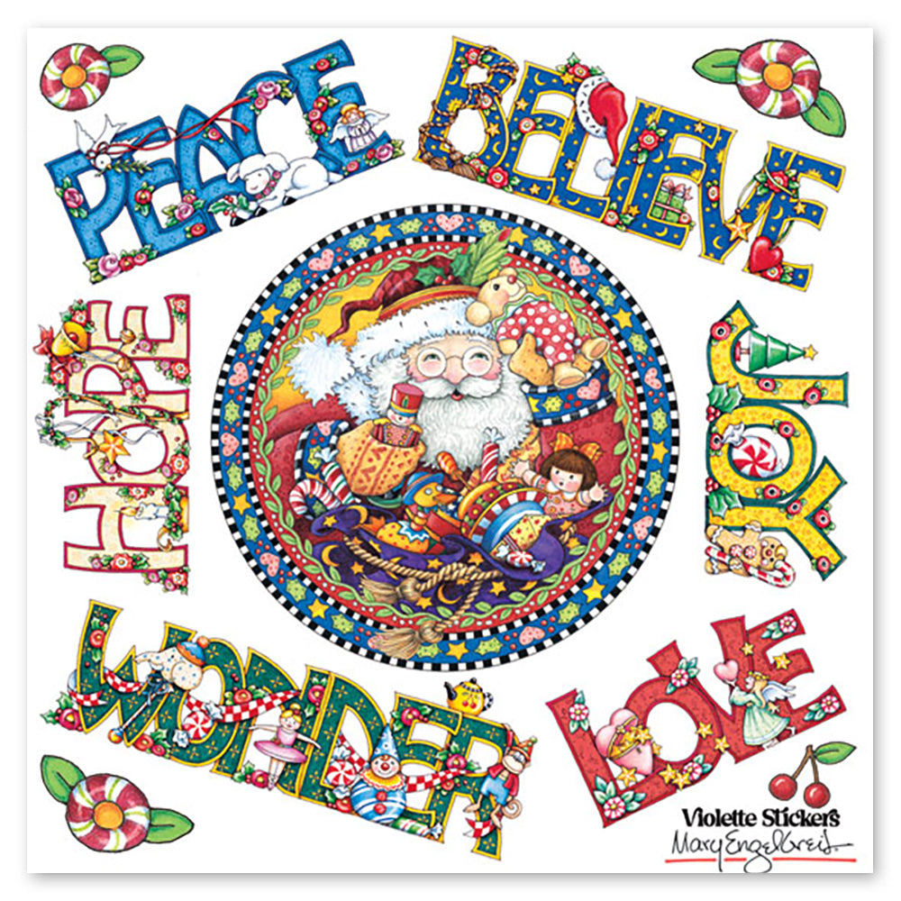 Mary Engelbreit's Believe Christmas Stickers