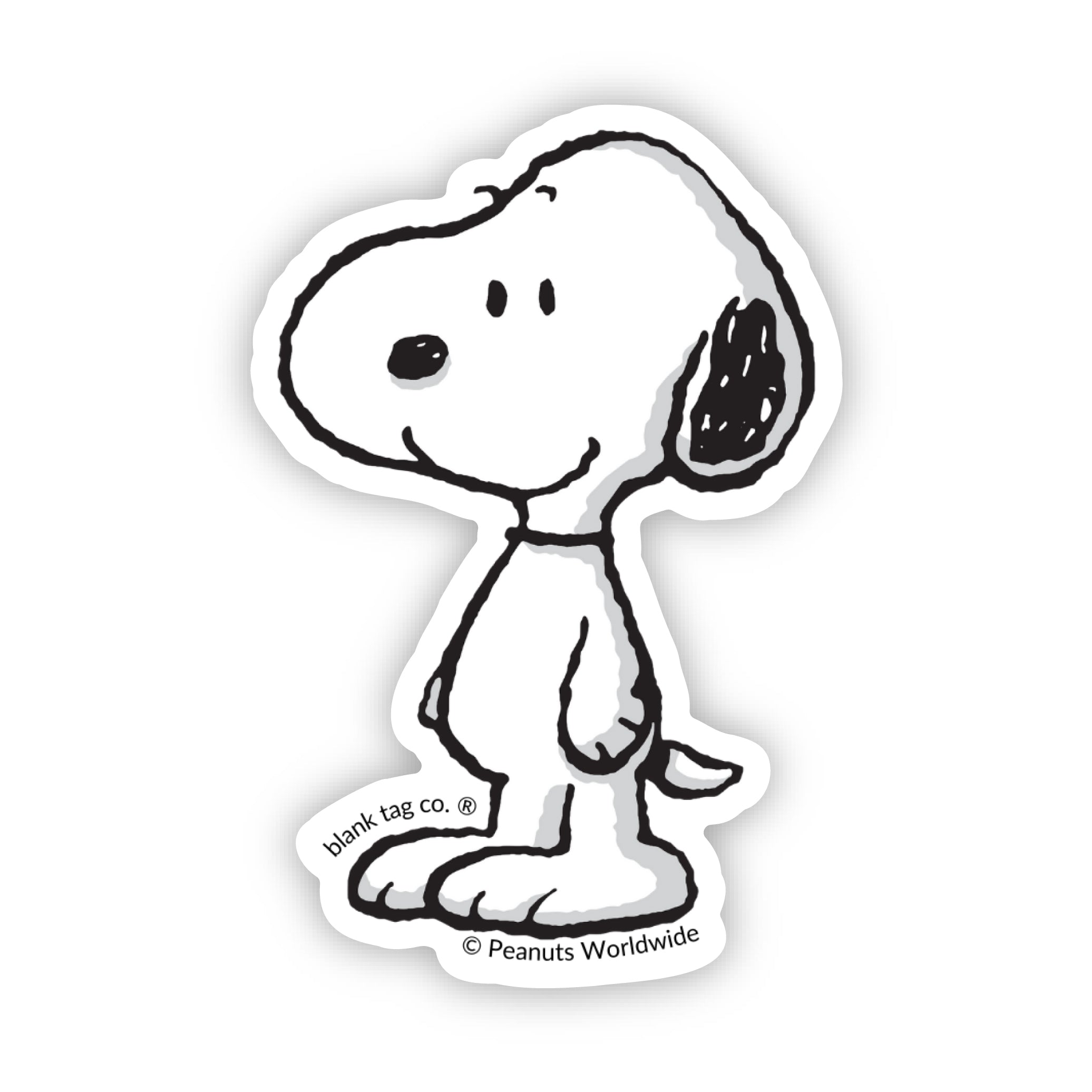 The Peanuts Snoopy Vinyl Sticker Decal