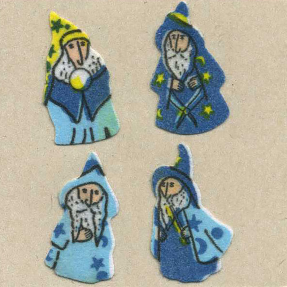 Wizards Fuzzy Stickers