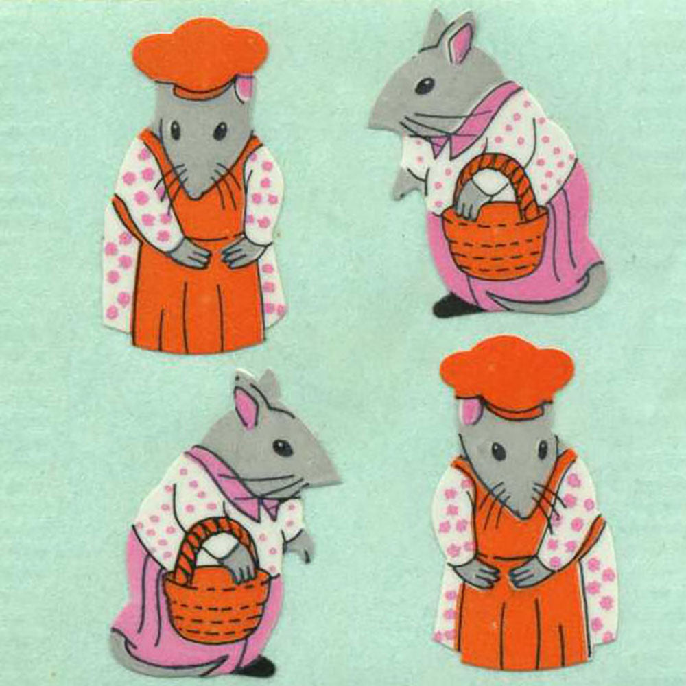 Mister and Missus Mouse Paper Stickers