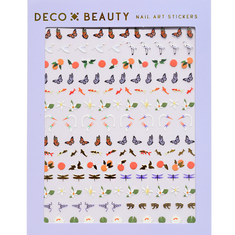 Lily Pond Nail Art Stickers