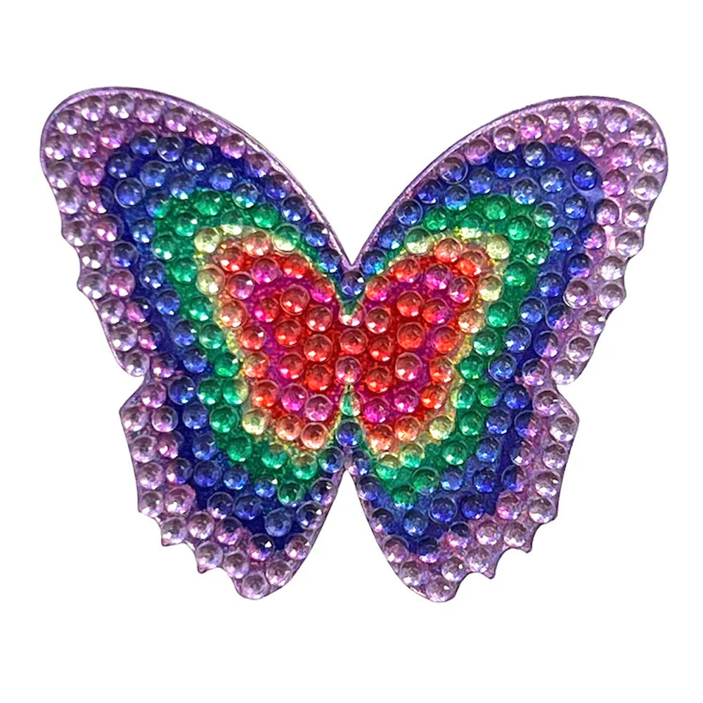Multicolor Butterfly Sticker