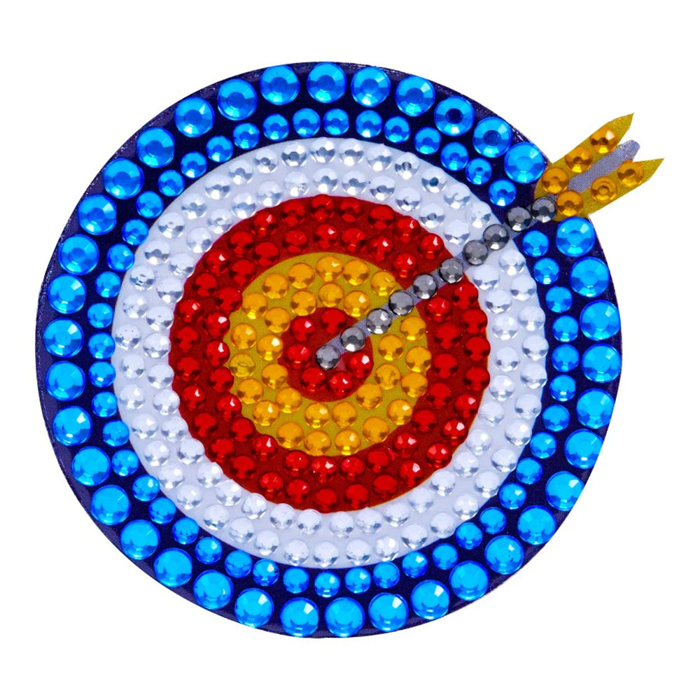 Sticker Beans Jeweled Bullseye Sticker