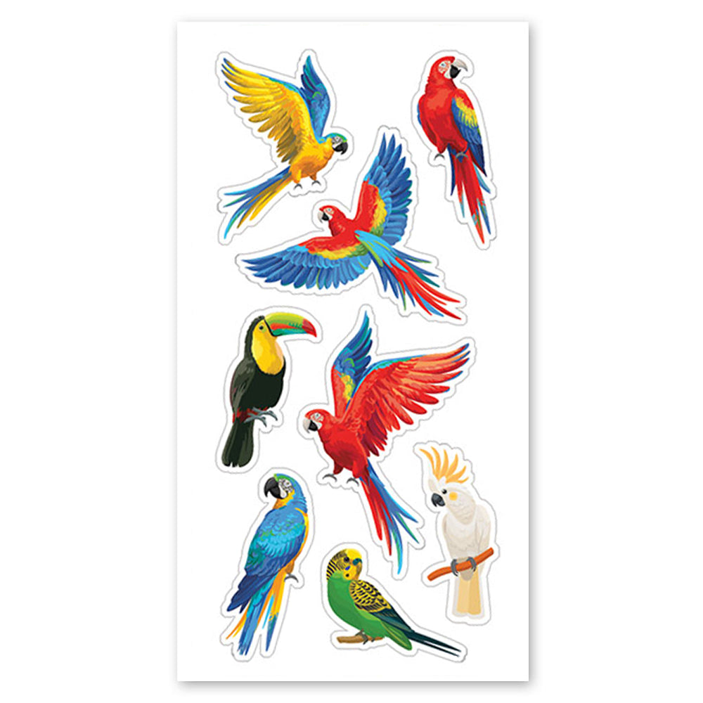 Tropical Birds Stickers